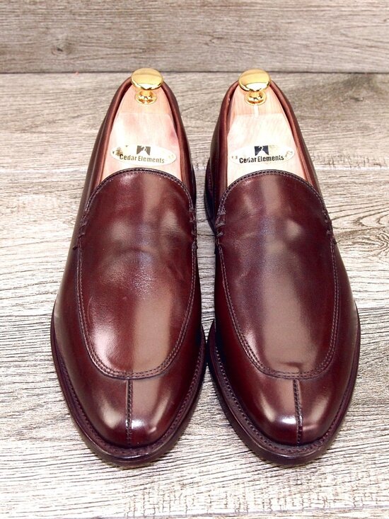 * NIB * $395 Allen Edmonds STEEN Dress Loafer 7 D Dark Chili * add $15 new Trees main image 6